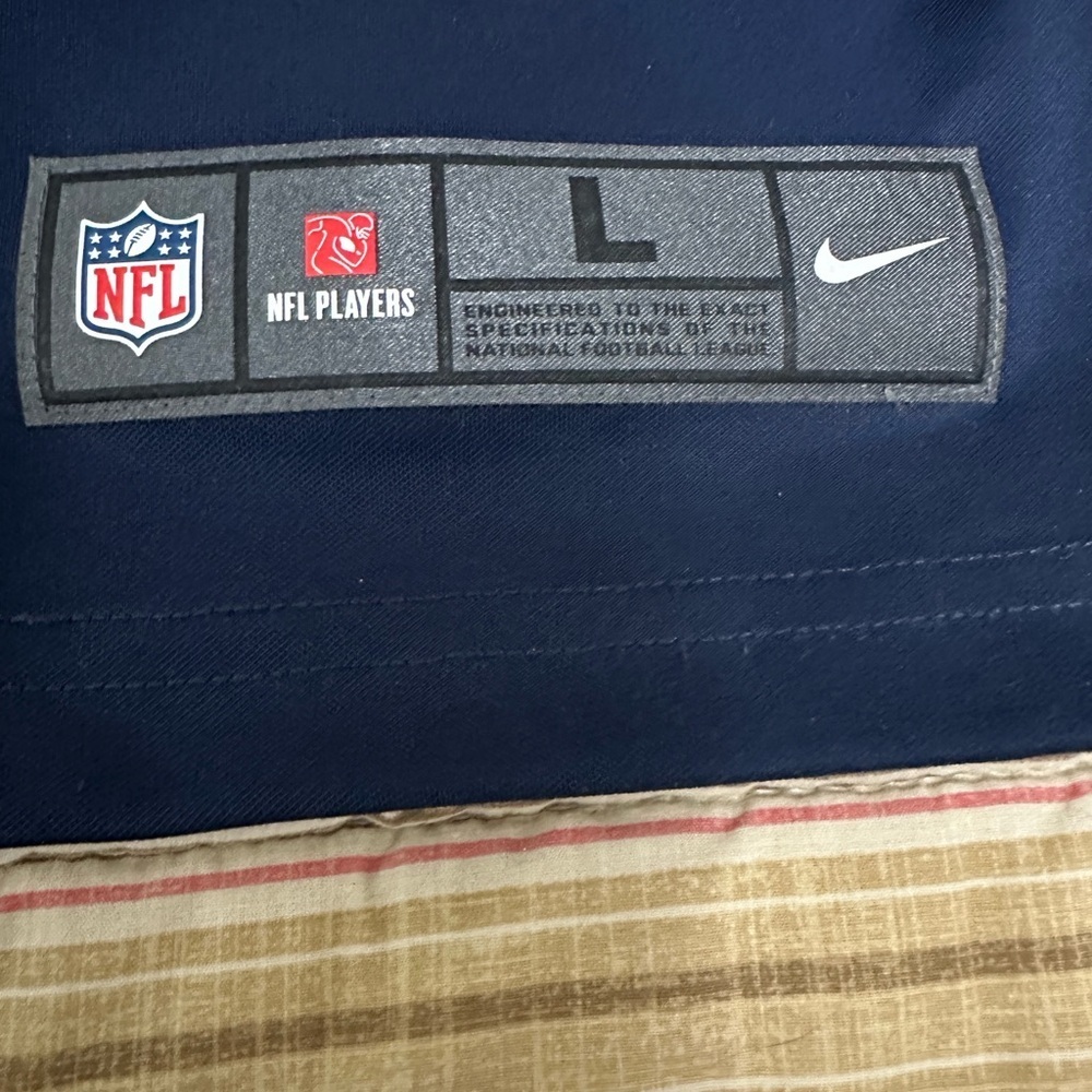 Nike Dark Blue Cowboys Authentic jersey (CEDE LAMB) - Picture 5 of 5